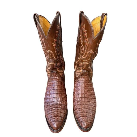 Lucchese 2000 Caiman Western Cowboy Boot Men size 9.5 D main image 6